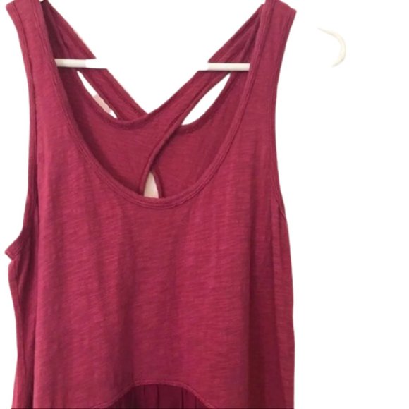 💚 SALE! ANTHROPOLOGIE Tulipan High Low Tank Dress - Picture 5 of 6